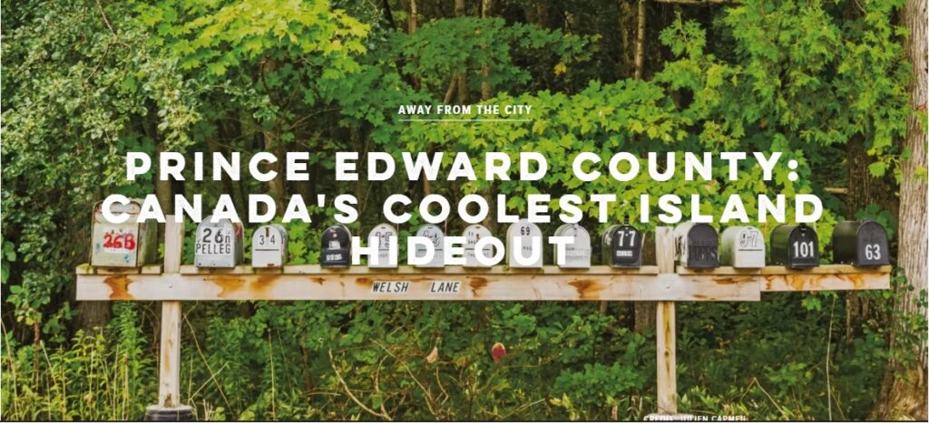 Cool Prince Edward County 
